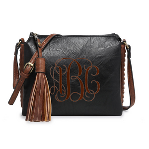 Sabrina: 2 Tone Crossbody w/ 3 Compartments